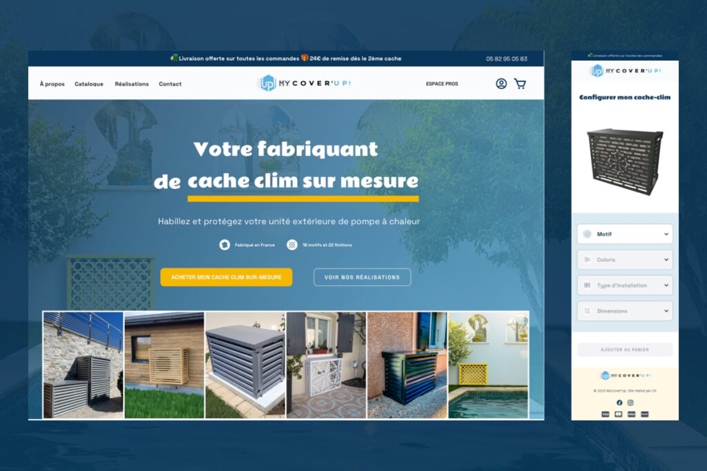 Refonte du site MyCover'Up!